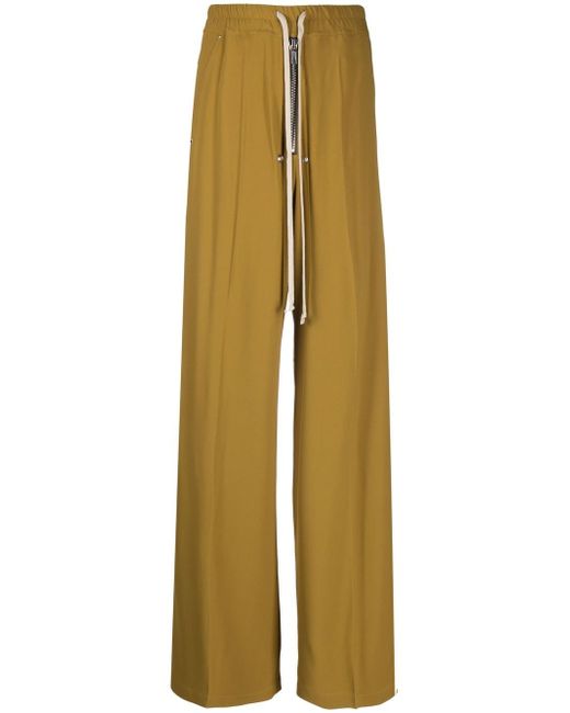 Rick Owens elasticated drawstring-fastening trousers
