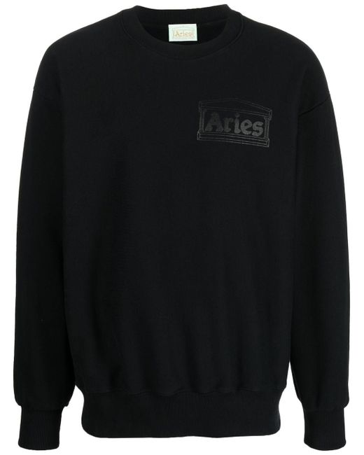 Aries logo crew-neck sweatshirt