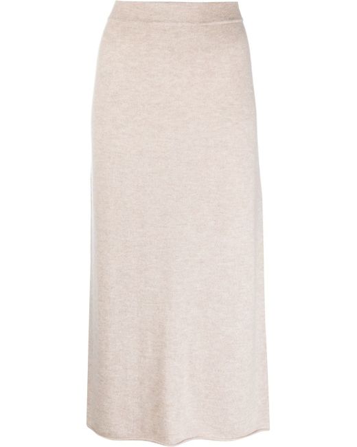 Allude knitted midi skirt