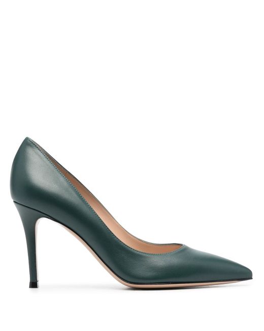 Gianvito Rossi 90mm pointed leather pumps