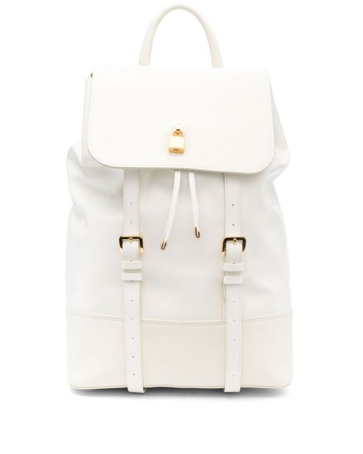 Buscemi buckle-strap leather backpack