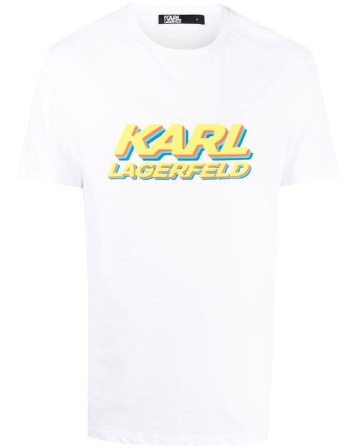 Karl Lagerfeld logo-print short-sleeve T-shirt