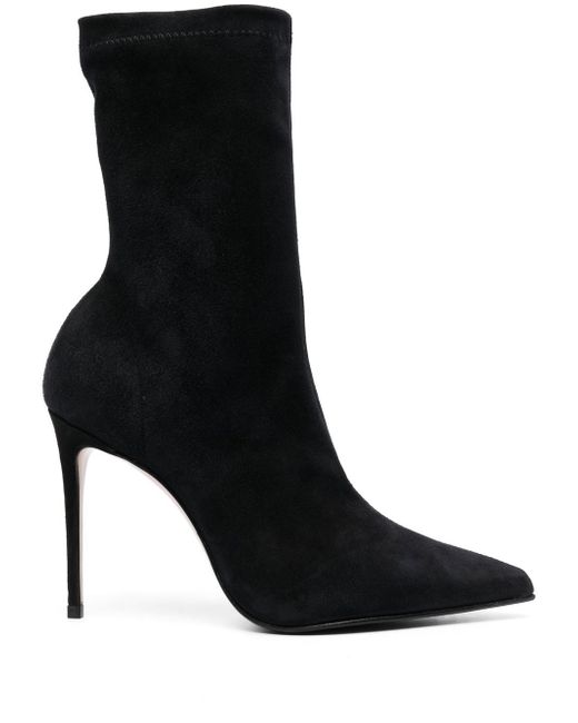 Le Silla Eva 100mm suede ankle boots