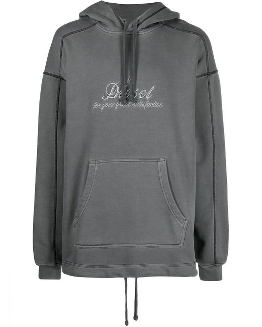 Diesel garment-dyed hoodie