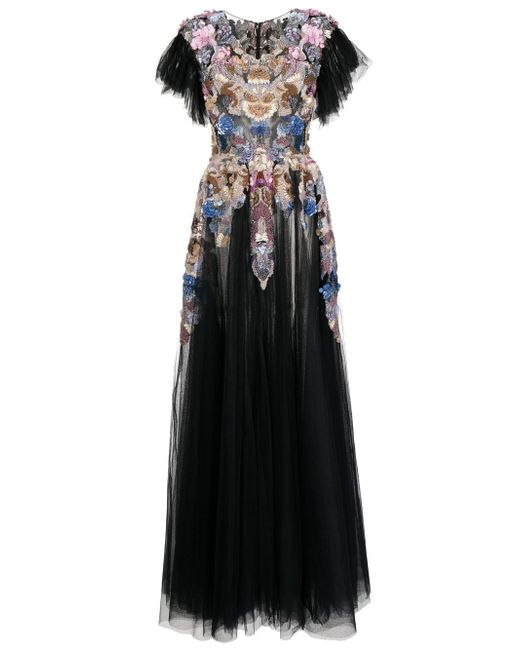 Saiid Kobeisy bead-embellished tulle gown