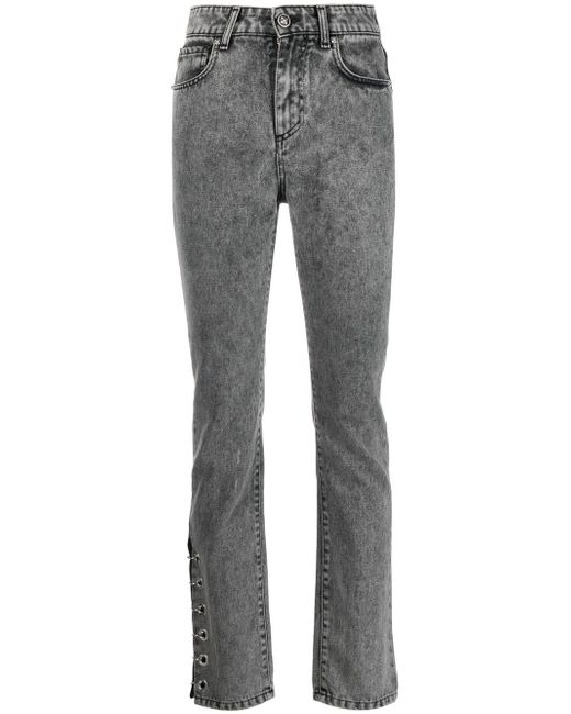 John Richmond high-waisted skinny-cut jeans