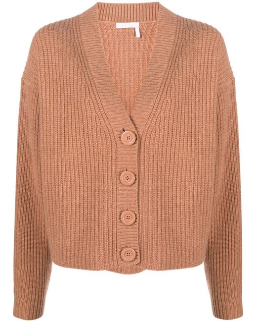 See by Chloé ribbed knit cardigan