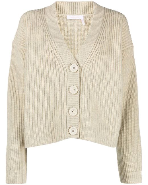 See by Chloé ribbed knit cardigan