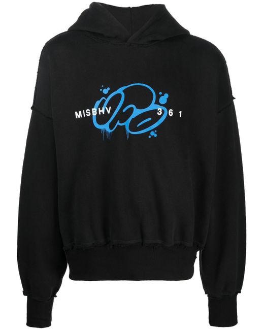 Misbhv logo print hoodie