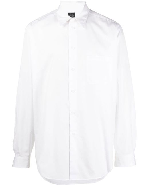 Yohji Yamamoto long-sleeved poplin shirt