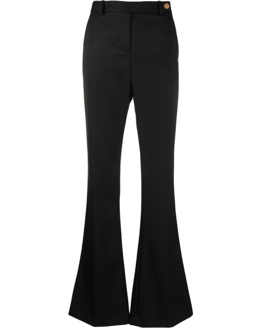 Versace high-waisted flared trousers