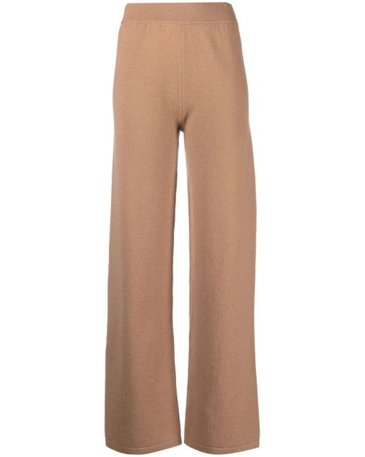 Fedeli cashmere fine-knit trousers