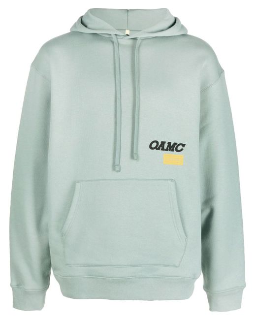 Oamc logo-print hoodie