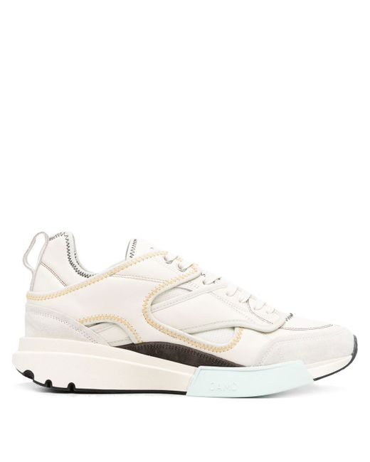 Oamc panelled low-top sneakers