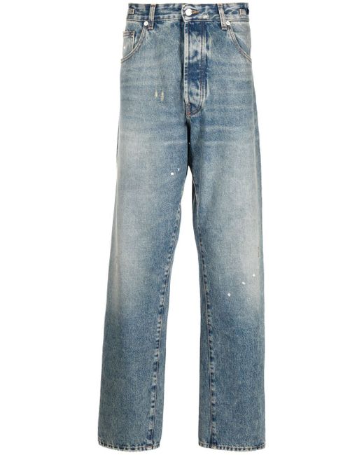 Darkpark mid-rise straight jeans