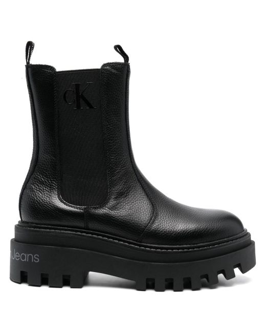 Calvin Klein Platform Chelsea boots
