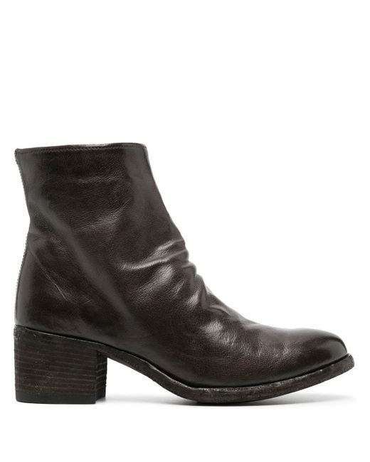 Officine Creative Denner block-heel leather boots