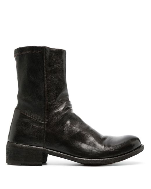 Officine Creative zipped leather boots