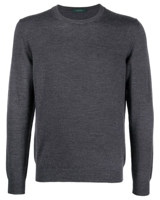 Zanone crew-neck fine-knit jumper