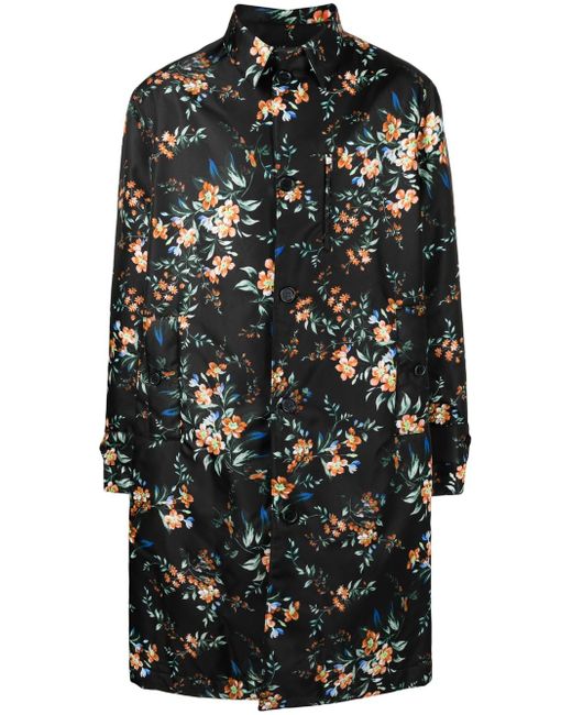 Erdem floral-print trench coat