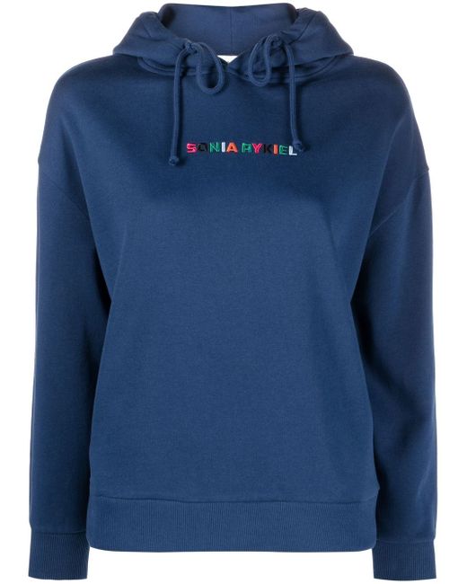 Sonia Rykiel logo-lettering hoodie