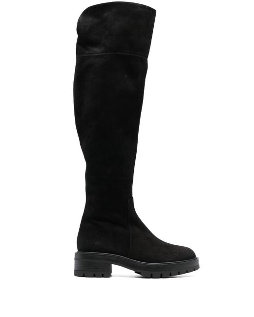 Aquazzura knee-high suede boots