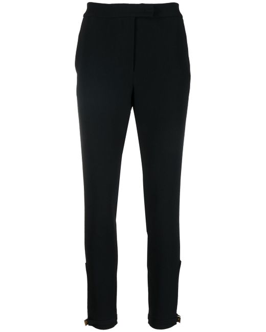 Blumarine buckled-ankle slim-fit trousers