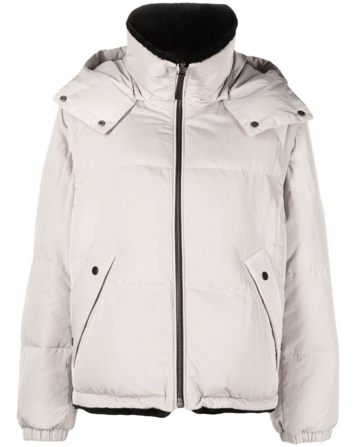 Yves Salomon Army hooded down puffer jacket