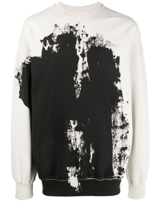 A-Cold-Wall spray-paint cotton sweatshirt