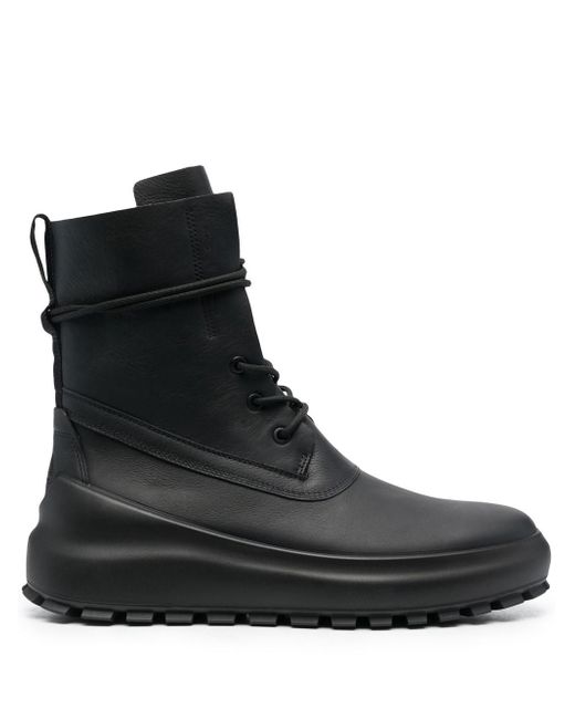 Stone Island Shadow Project lace up ankle boots