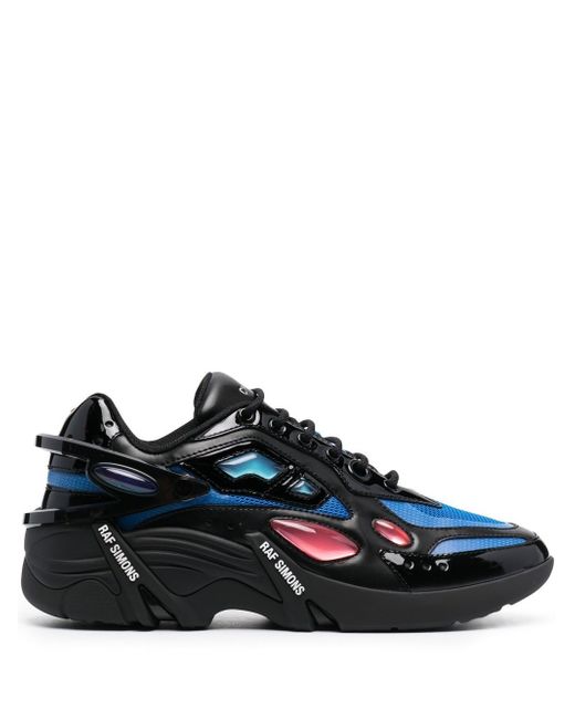 Raf Simons panelled lace-up sneakers