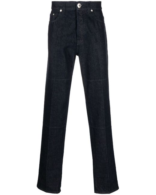 Lanvin high-rise slim-cut jeans