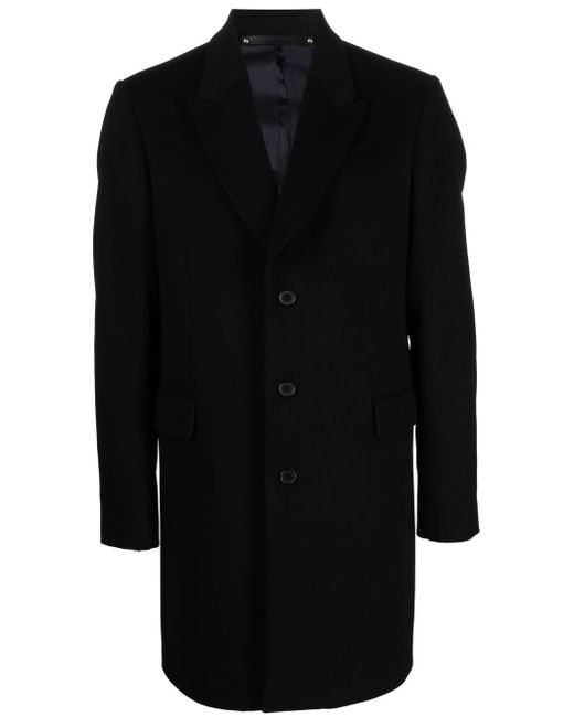 Paul Smith single-breasted wool overcoat