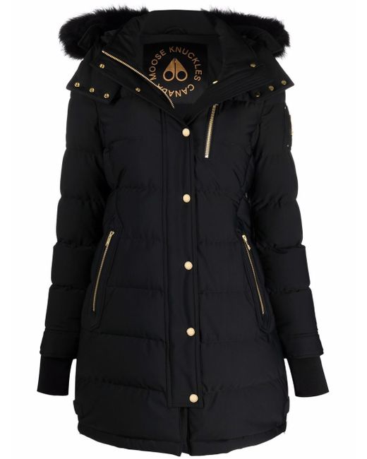 Moose Knuckles Goldie Creek down-feather parka