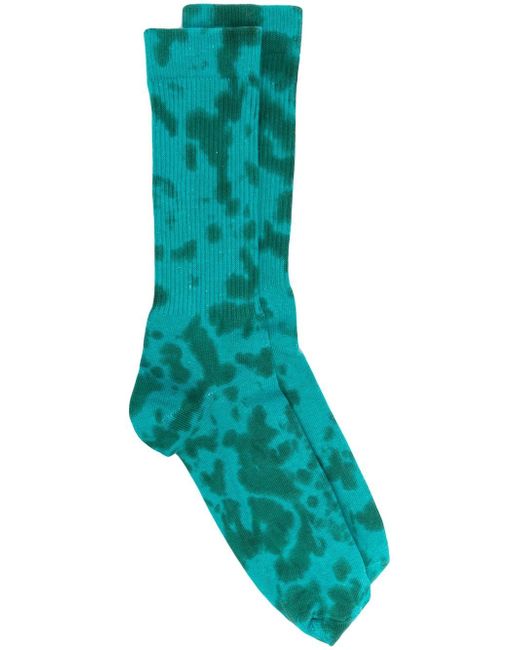 032C speckle-print knitted socks