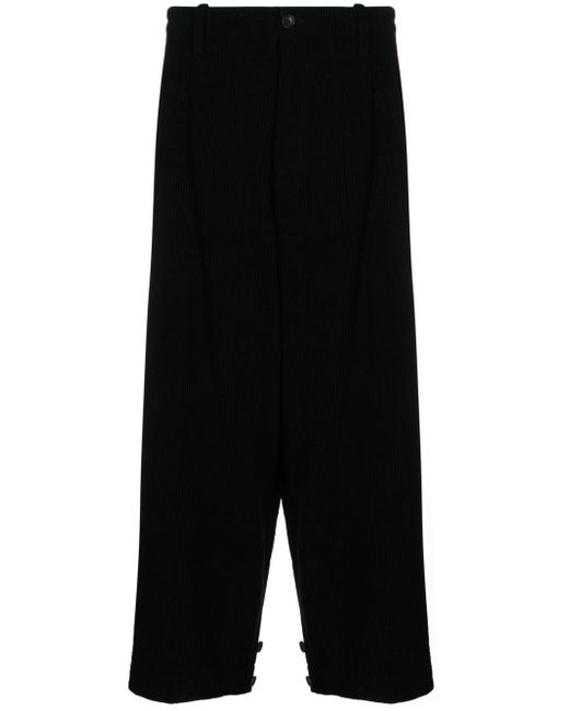 Yohji Yamamoto wide-leg corduroy trousers