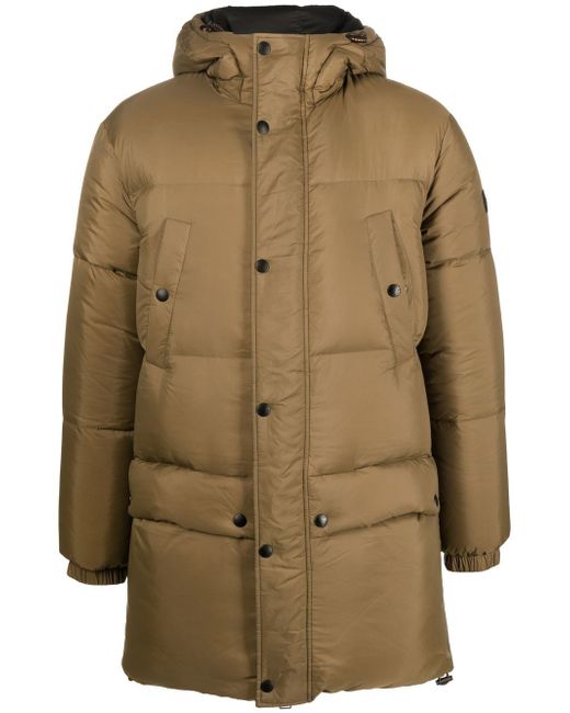 Yves Salomon Army hooded feather-down padded coat