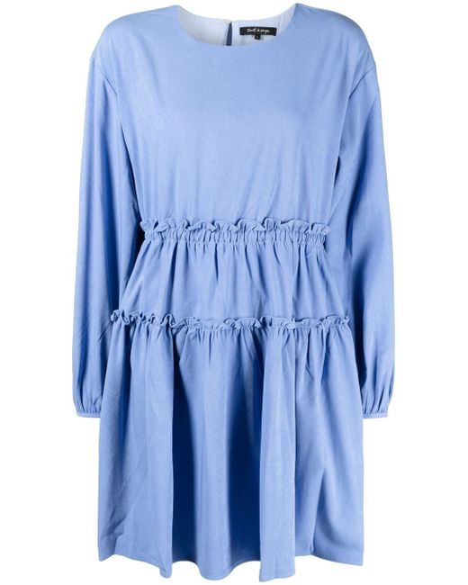 tout a coup ruffled tiered dress