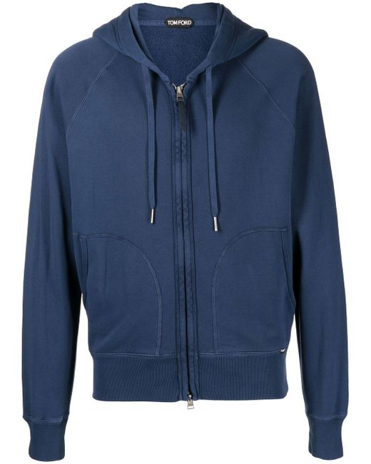 Tom Ford solid zip-up hoodie