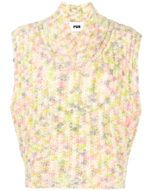 Rus chunky knitted vest