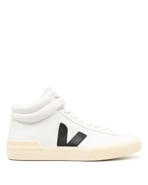 Veja logo-patch high-top sneakers