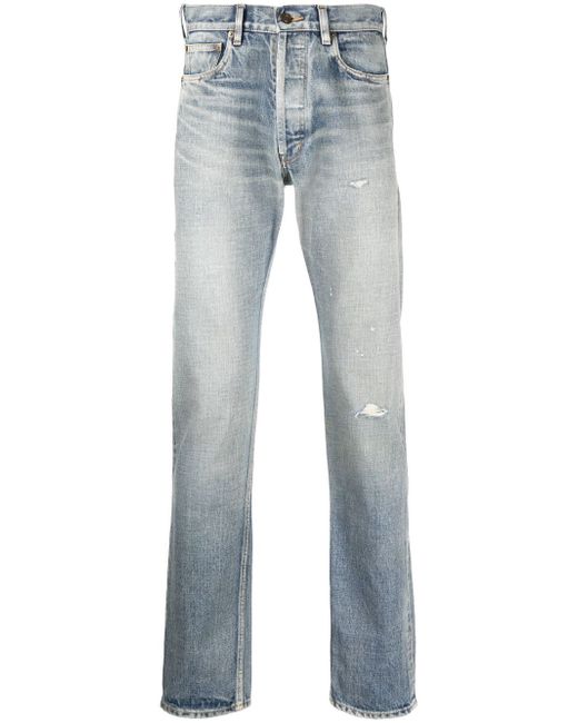 Saint Laurent mid-rise straight jeans