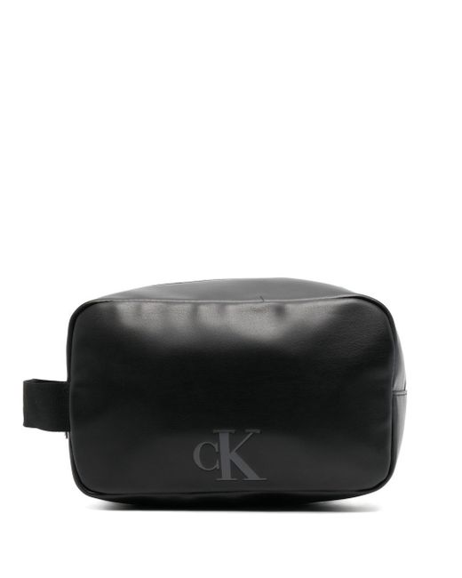 Calvin Klein logo-print wash bag