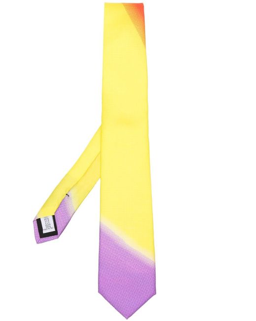 Moschino colour-block pointed tie
