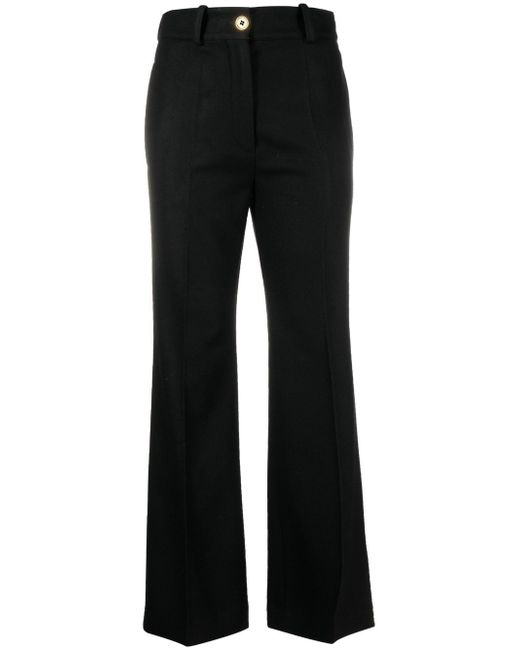Patou high-waisted flared trousers