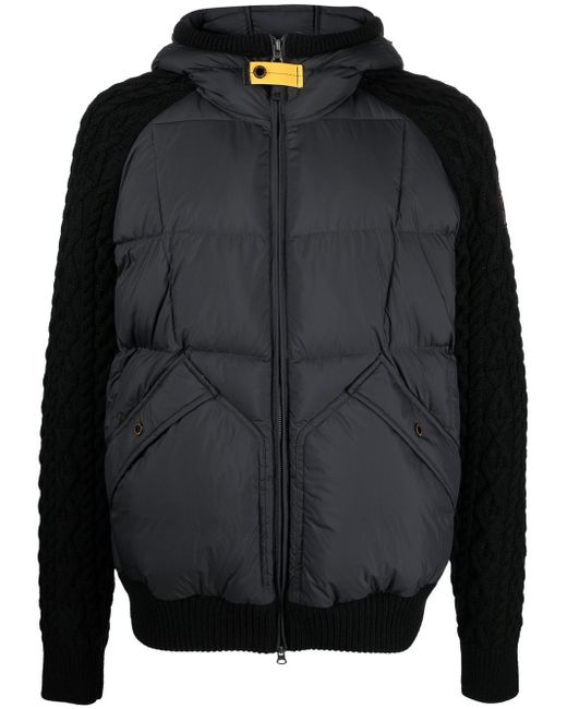 Parajumpers wool-panel puffer jacket