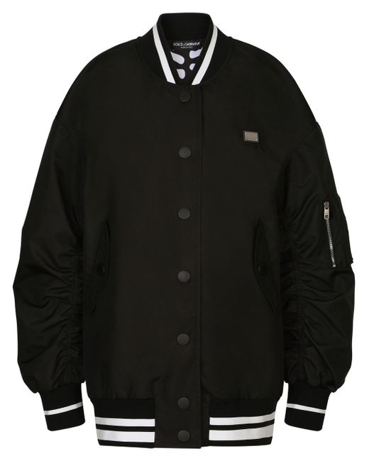 Dolce & Gabbana longline bomber jacket