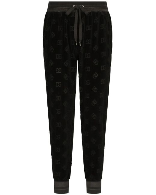 Dolce & Gabbana DG jacquard-logo print sweatpants