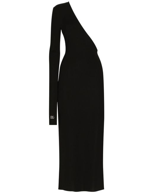 Dolce & Gabbana one-shoulder midi dress