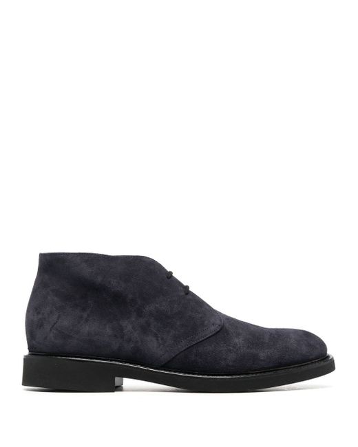 Doucal's lace-up suede desert boots